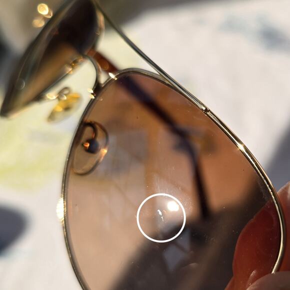 Tory Burch Women's Aviator Sunglasses Gold Tone Frames TY6010 420/13 57-14 135 - Picture 14 of 15